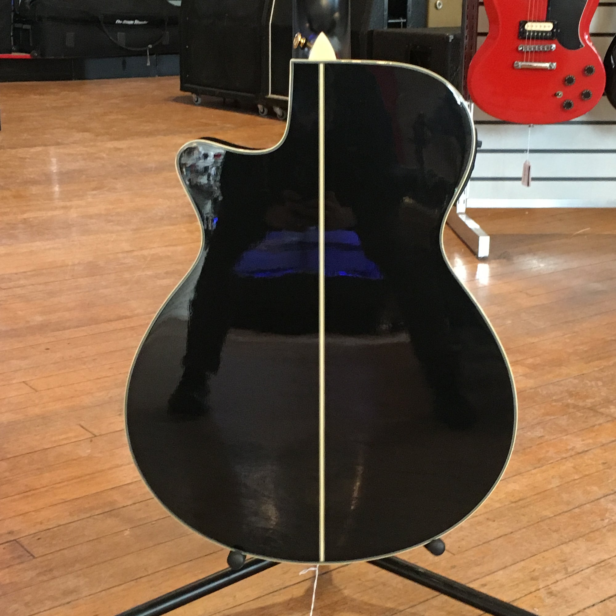 Ibanez AEG10NII-BK Black Nylon String Acoustic-Electric  Classical Guitar