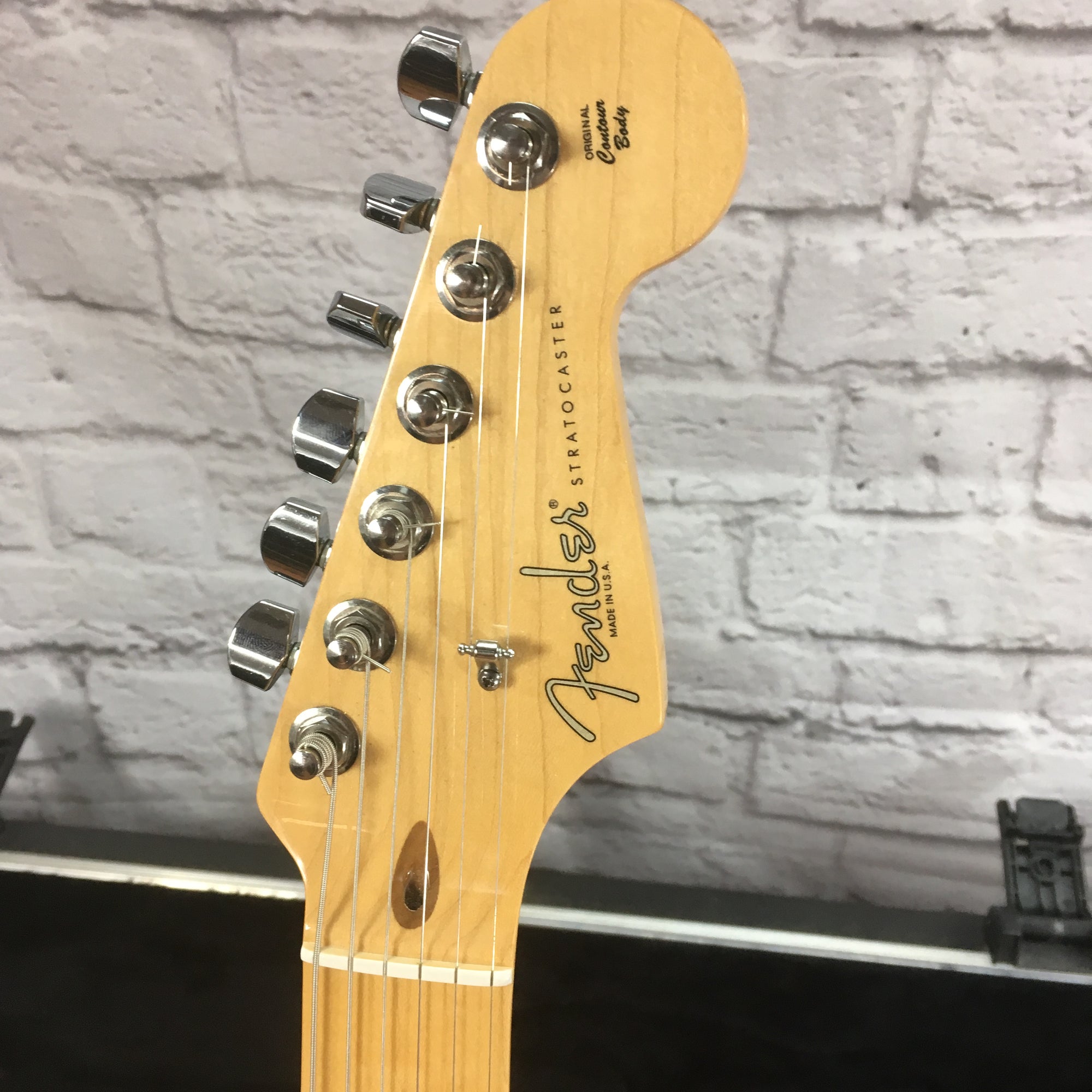 Fender Black USA Stratocaster w/ Hard Case
