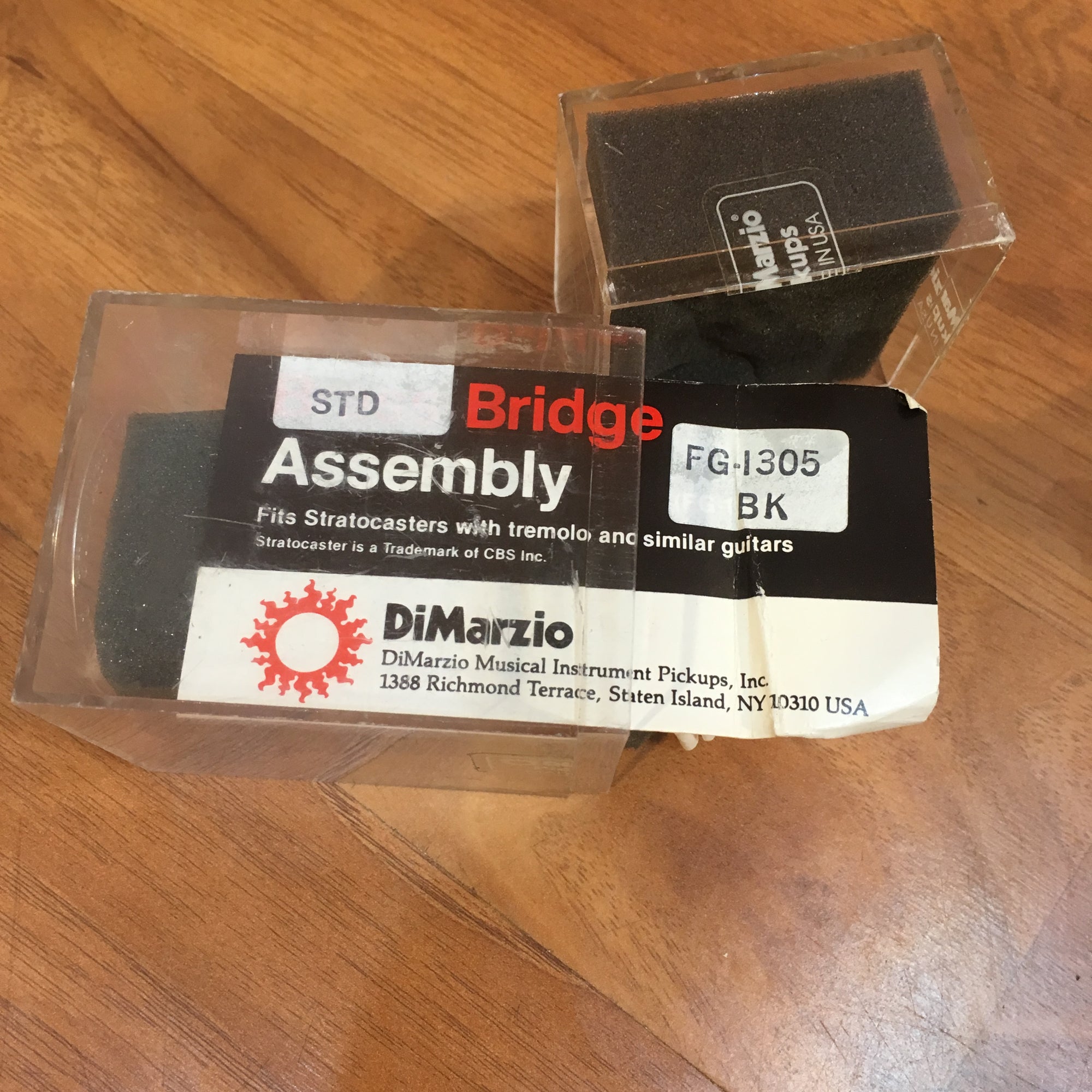Dimarzio FG-1305BK Bridge for Strats and Similar Guitars