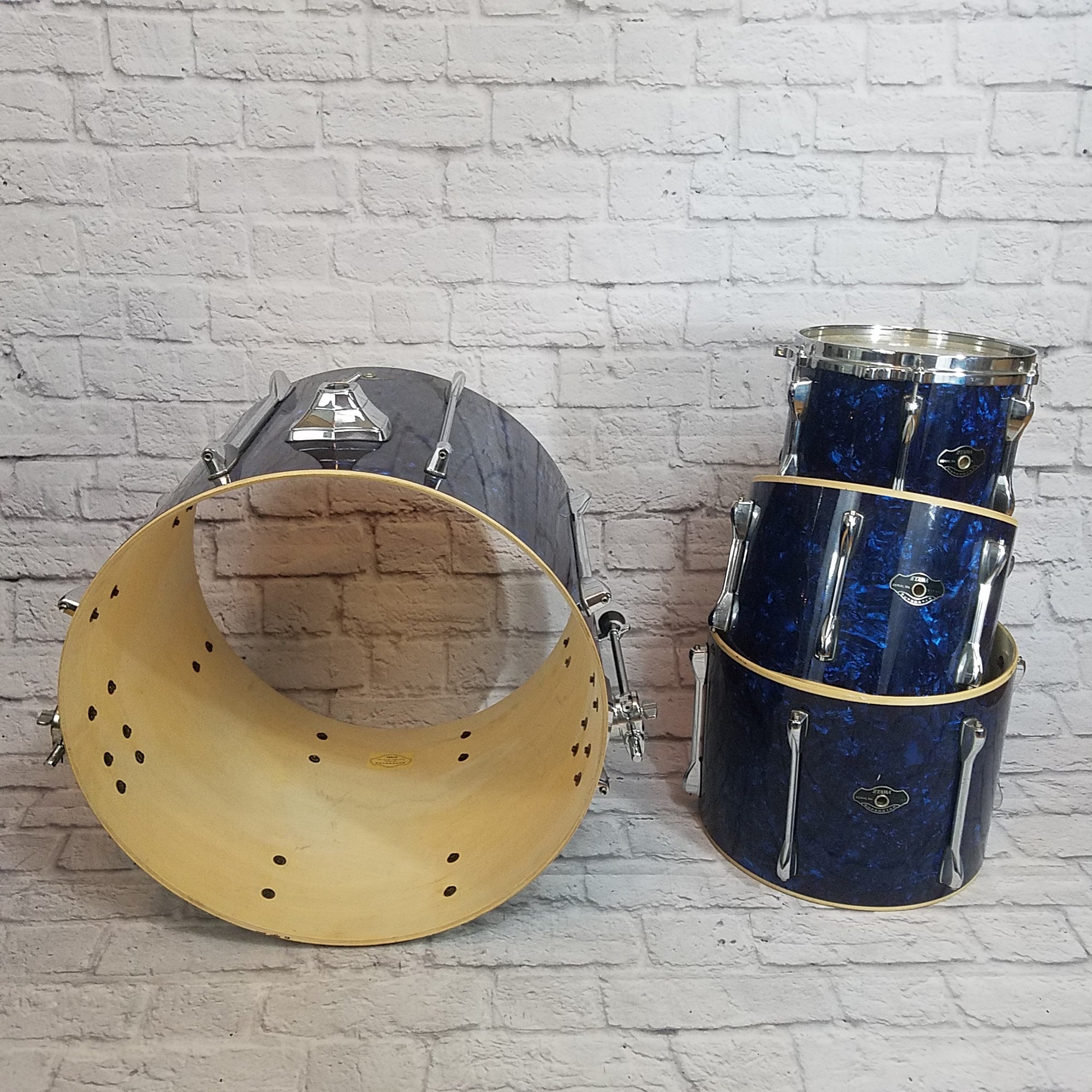 Tama Superstar 4 Piece Shell Kit Blue Onyx 22 14 12 10