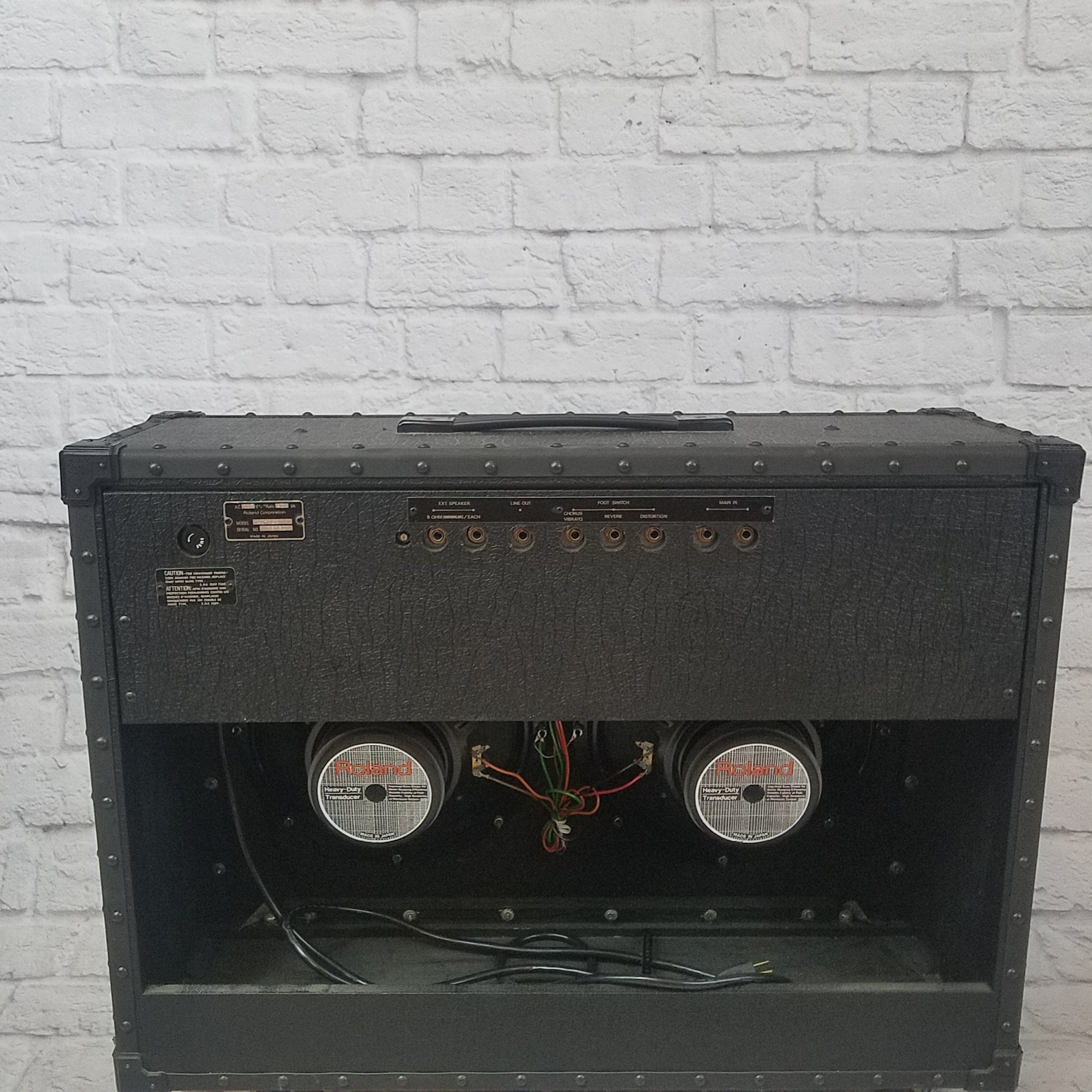 Mid 80's Roland JC-120 Jazz Chorus 120 Watt Guitar Amplifier