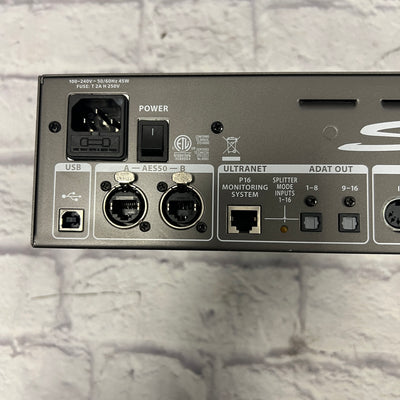 Behringer S16 I/O Box with Midas Preamps