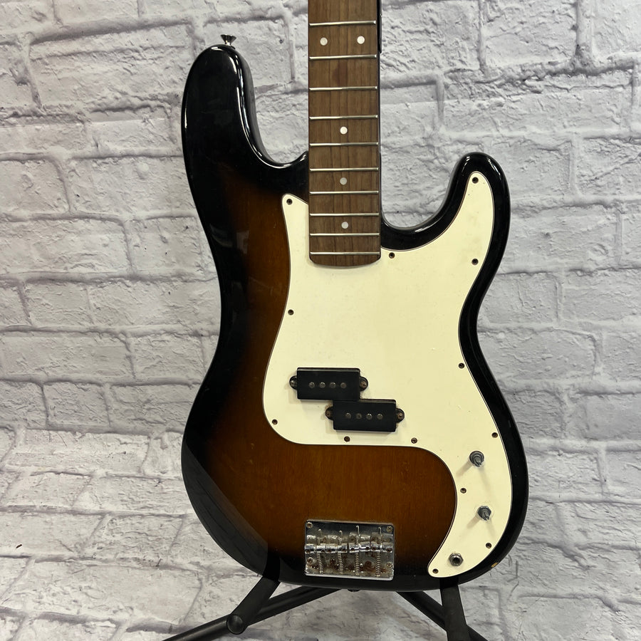 Washburn Shadow Series P Bass Sunburst 4 String Project Bass Guitar