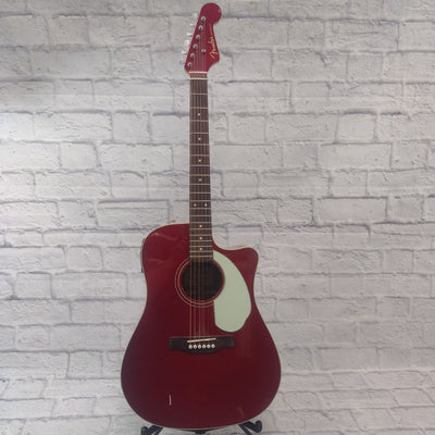 Fender SCE Sonoran Candy Apple Red Acoustic Guitar