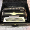 Vintage Casino Black Made In Italy Accordion with Case