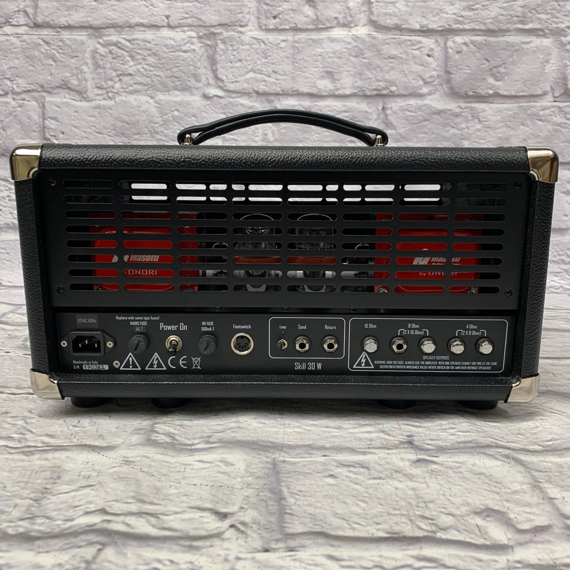 Mezzabarbra Skill 30 Guitar Head /w Fitted Bag