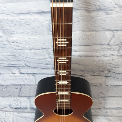 Recording King RPH-P2-TS Dirty 30's Cross Country Parlor Tobacco Sunburst