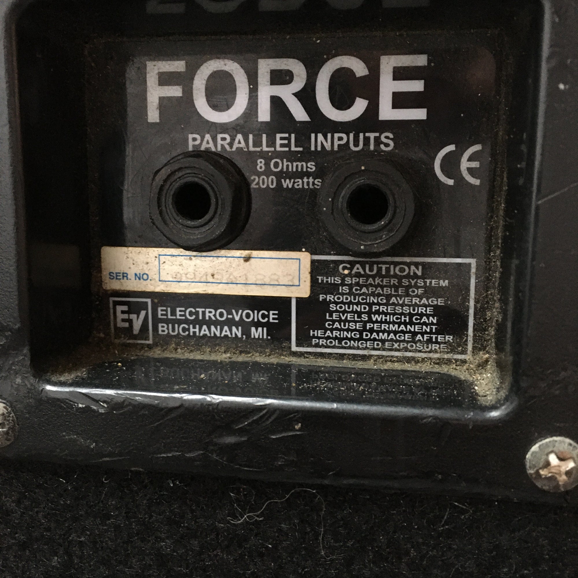 Electro-Voice Force 12in 2 wWay Speaker Pair - Evolution Music