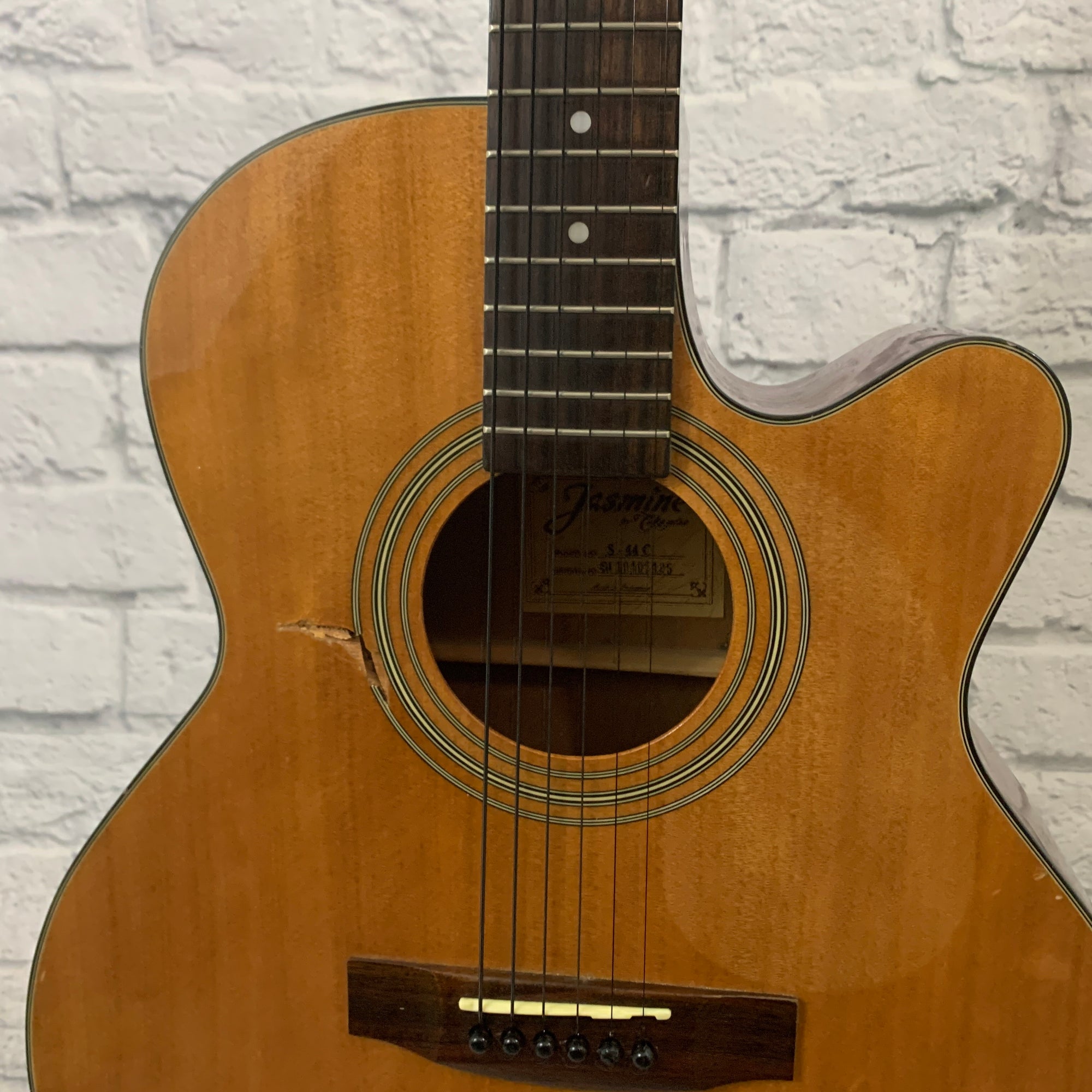 Jasmine S-44C Acoustic Cutaway AS IS