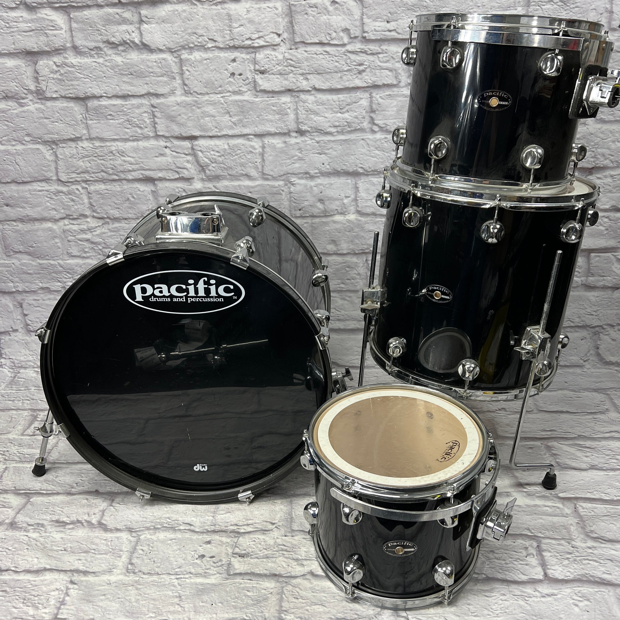 Pacific Instruments Instrument Rack Pacific 4 Piece Drum Kit - Evolution Music