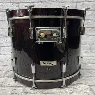 Stingray Percussion 5 Piece Fiberglass Drum Kit - Wine Red