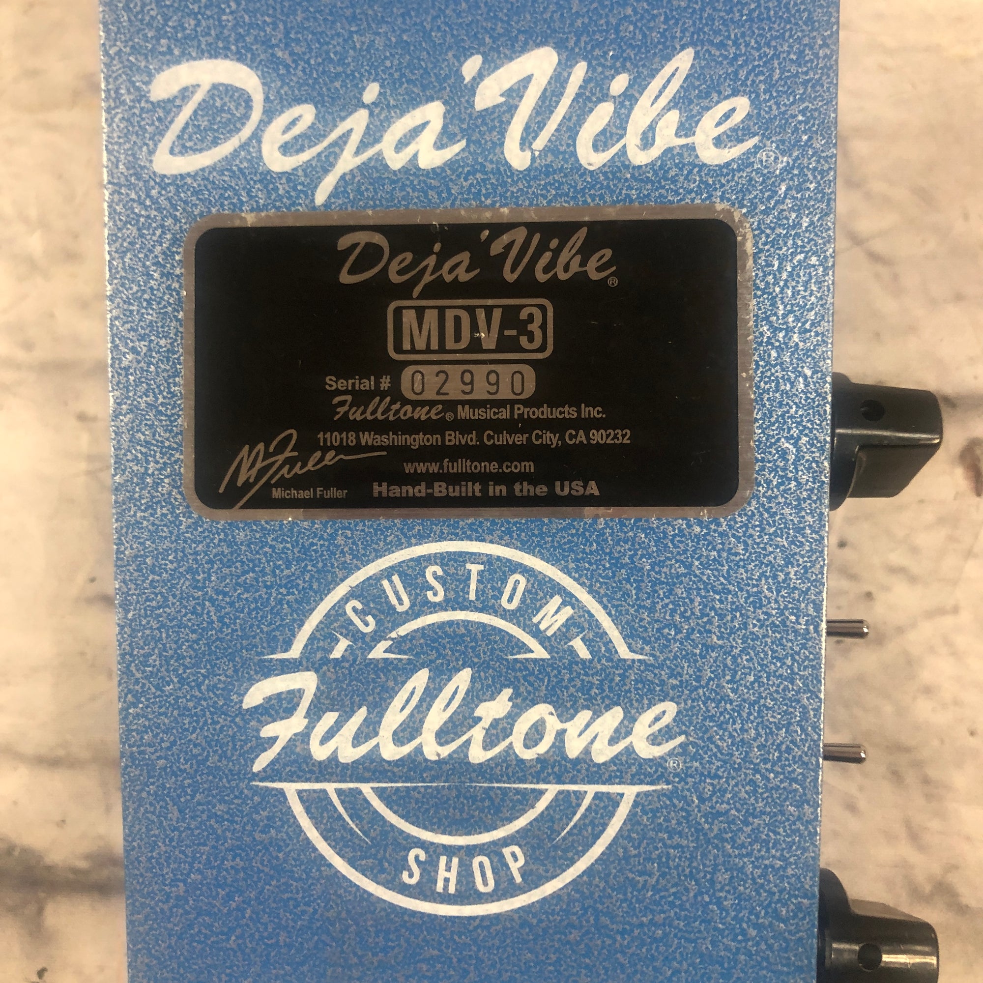 Fulltone MDV-3 Mini Deja Vibe 3 Vibrato Pedal - Evolution Music