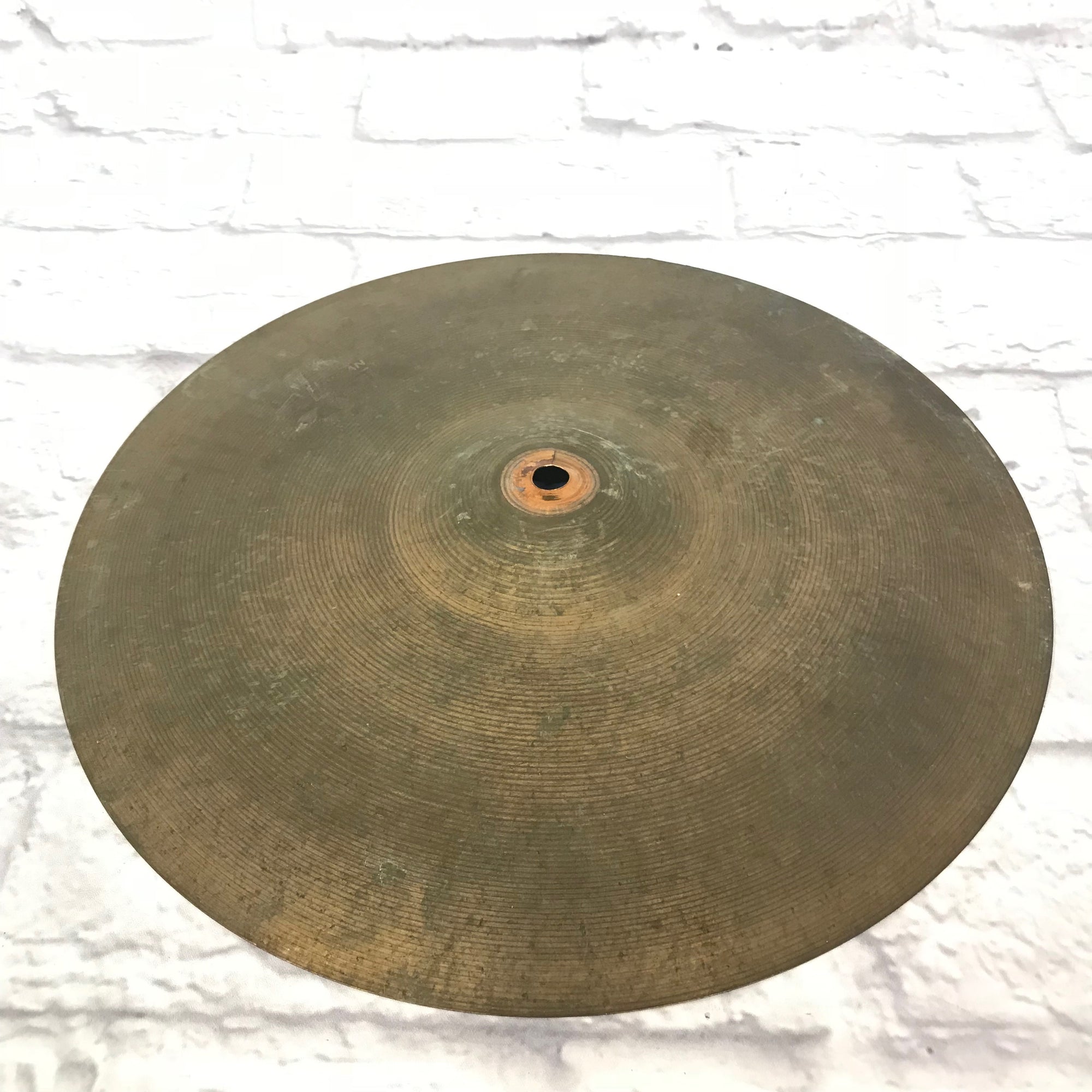 Vintage 1960s Hayman British 14in Hi Hat Cymbal Pair