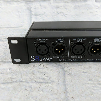 Art S8 3 Way Eight Channel 3 Way Microphone Splitter