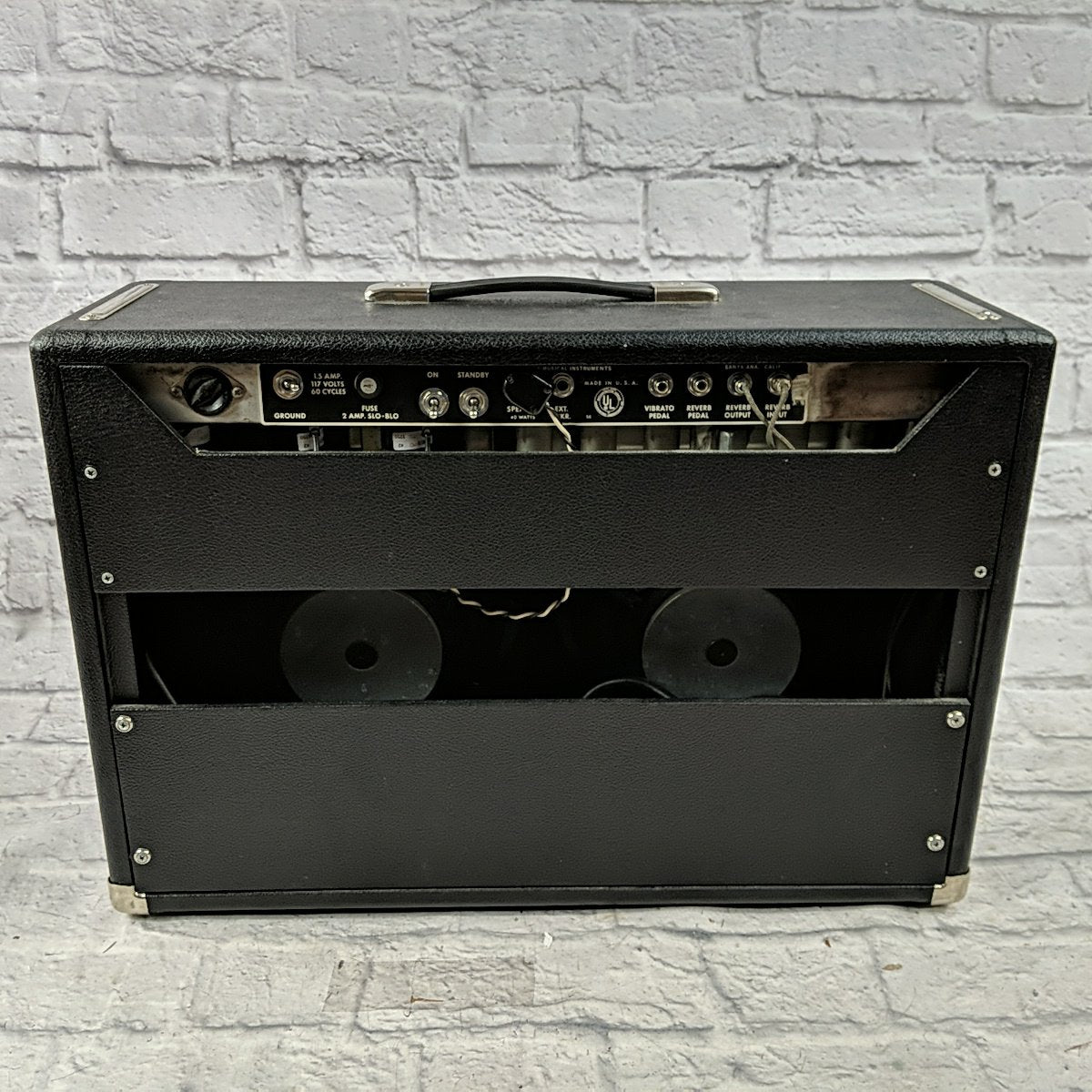 Fender Super Reverb Converted to 2x10 Guitar Combo Amp