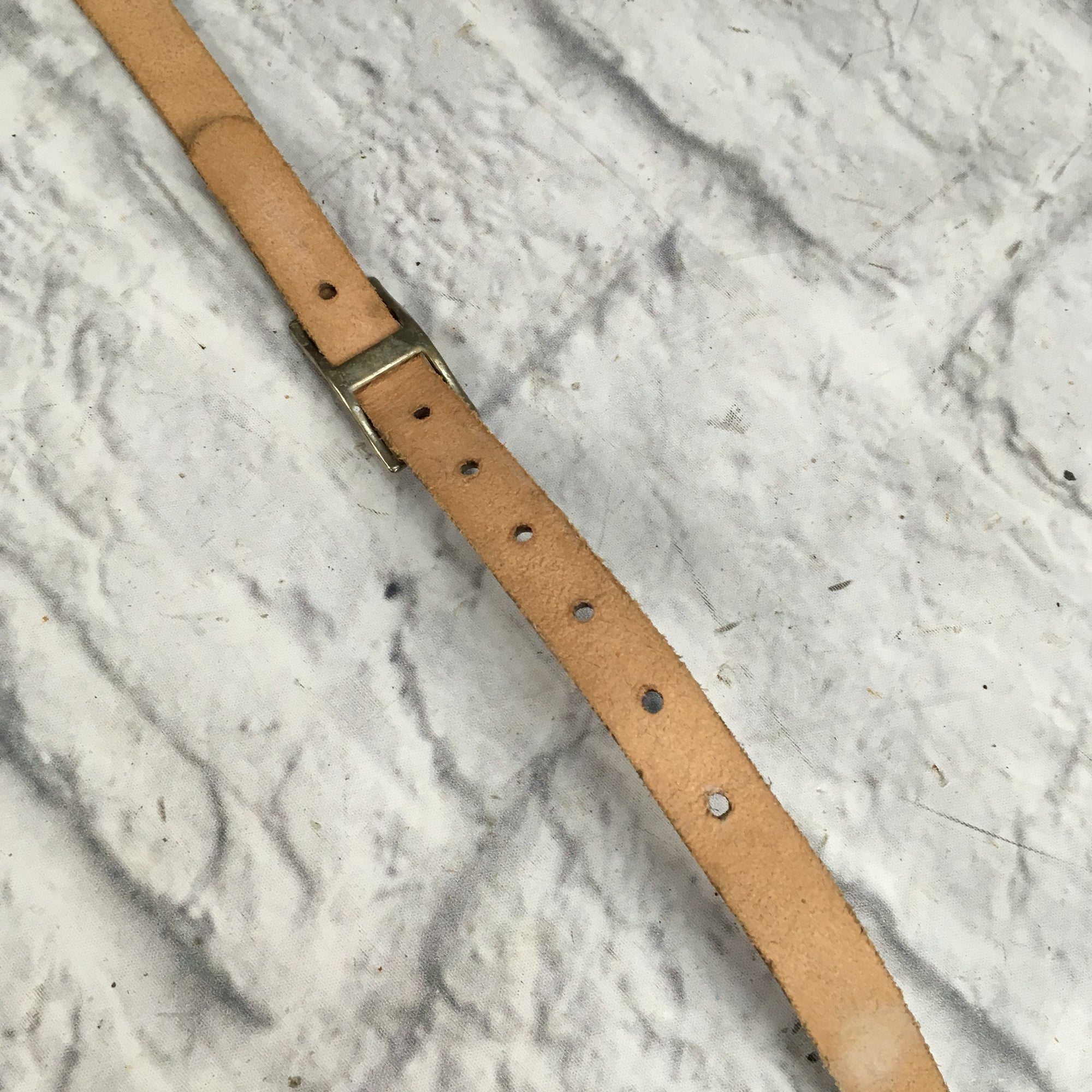 Vintage Fender Leather Rockabilly Guitar Strap