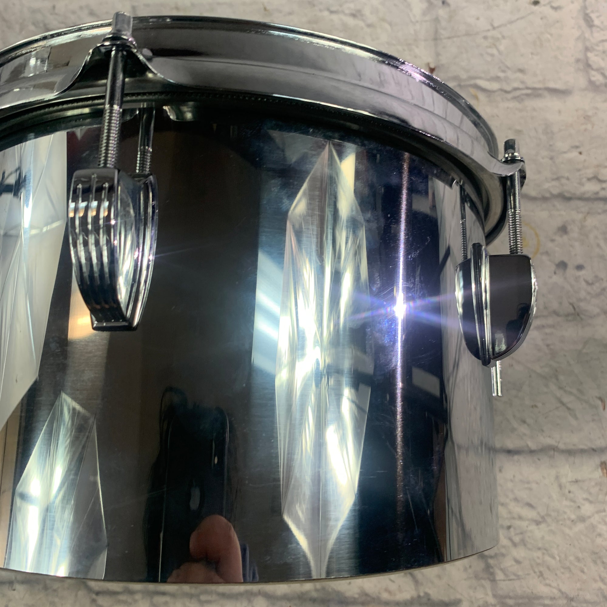 Ludwig 10 Chrome Over Vistalite Concert Tom