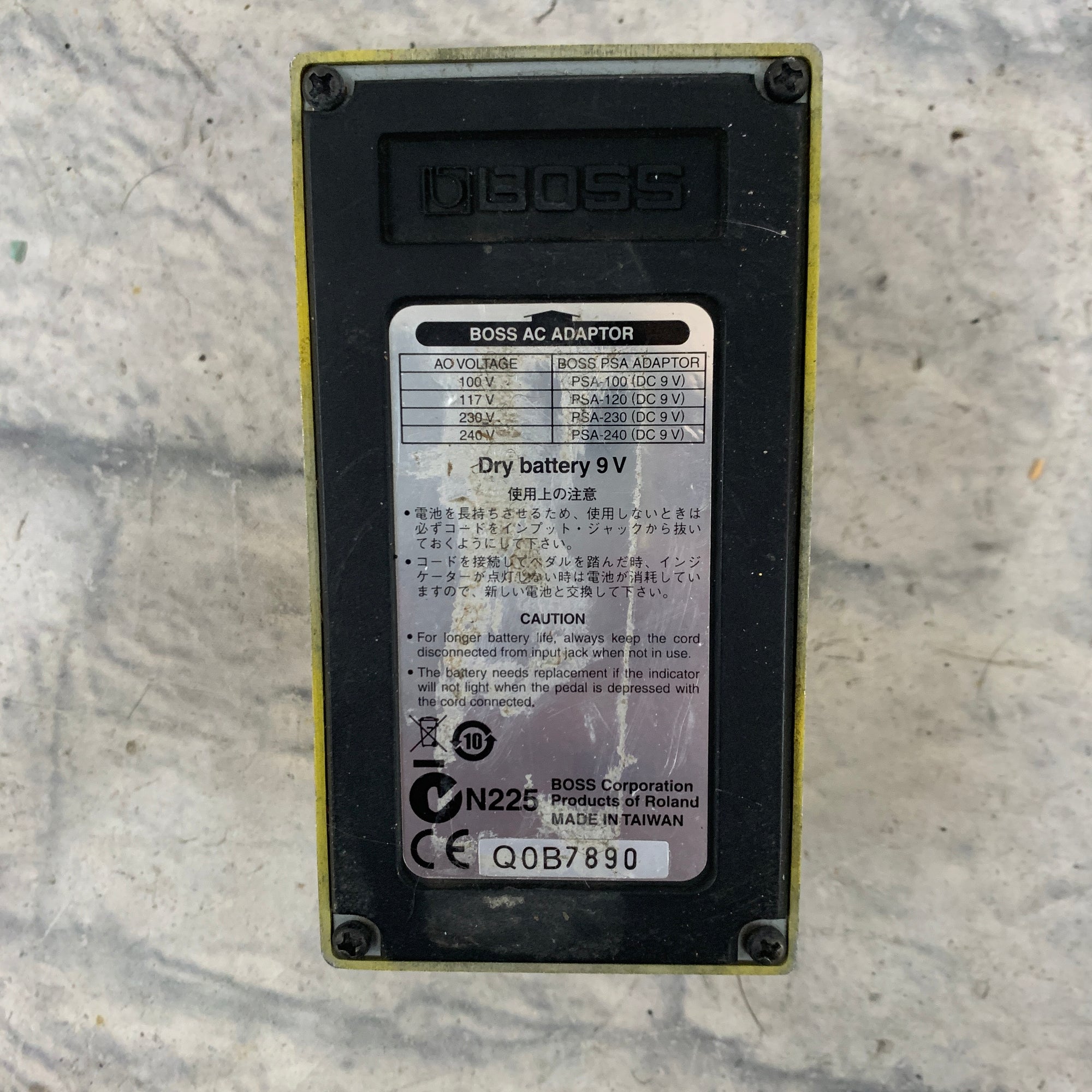Boss ODB-3 Bass Overdrive Pedal