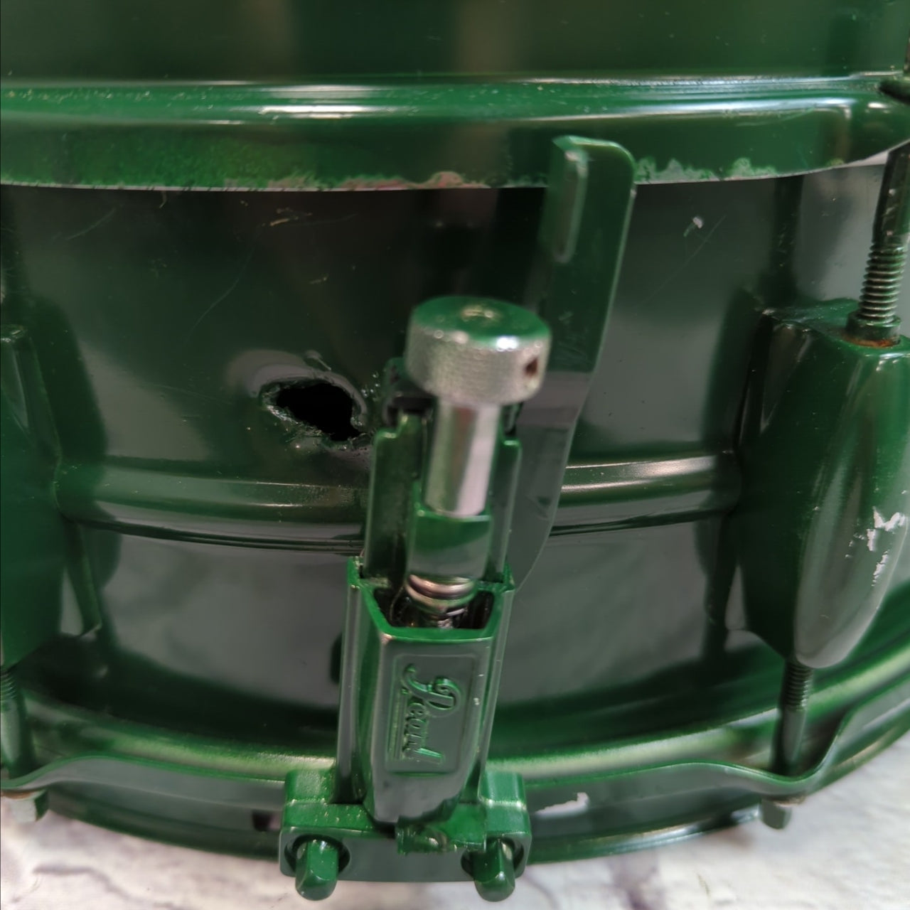 Pearl 14 Snare Unknown Model - Painted