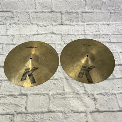 Zildjian 14 K HI Hat Cymbal Pair Hi Hats