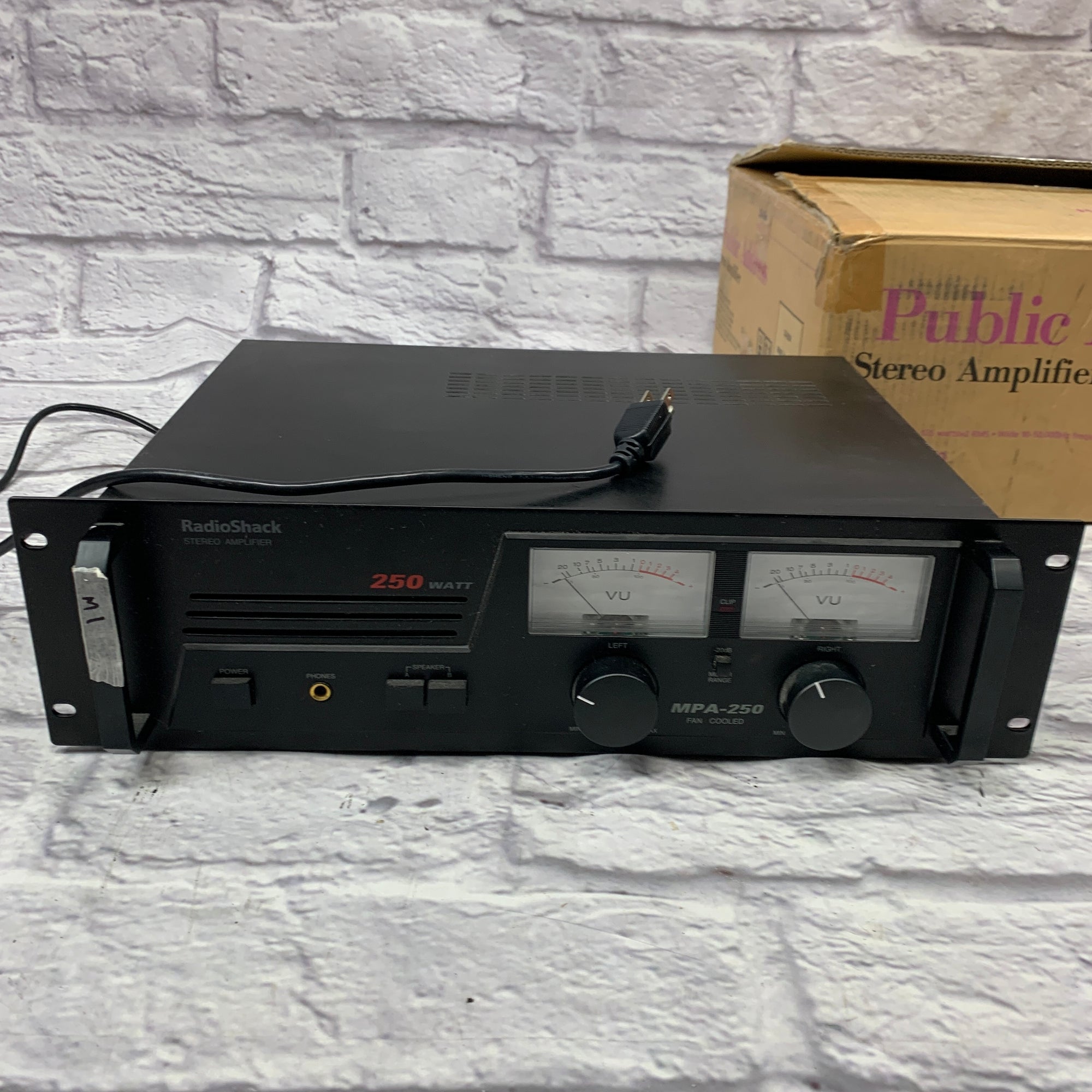 Radio Shack Optimus MPA250 250 Watt Amplifier Evolution Music