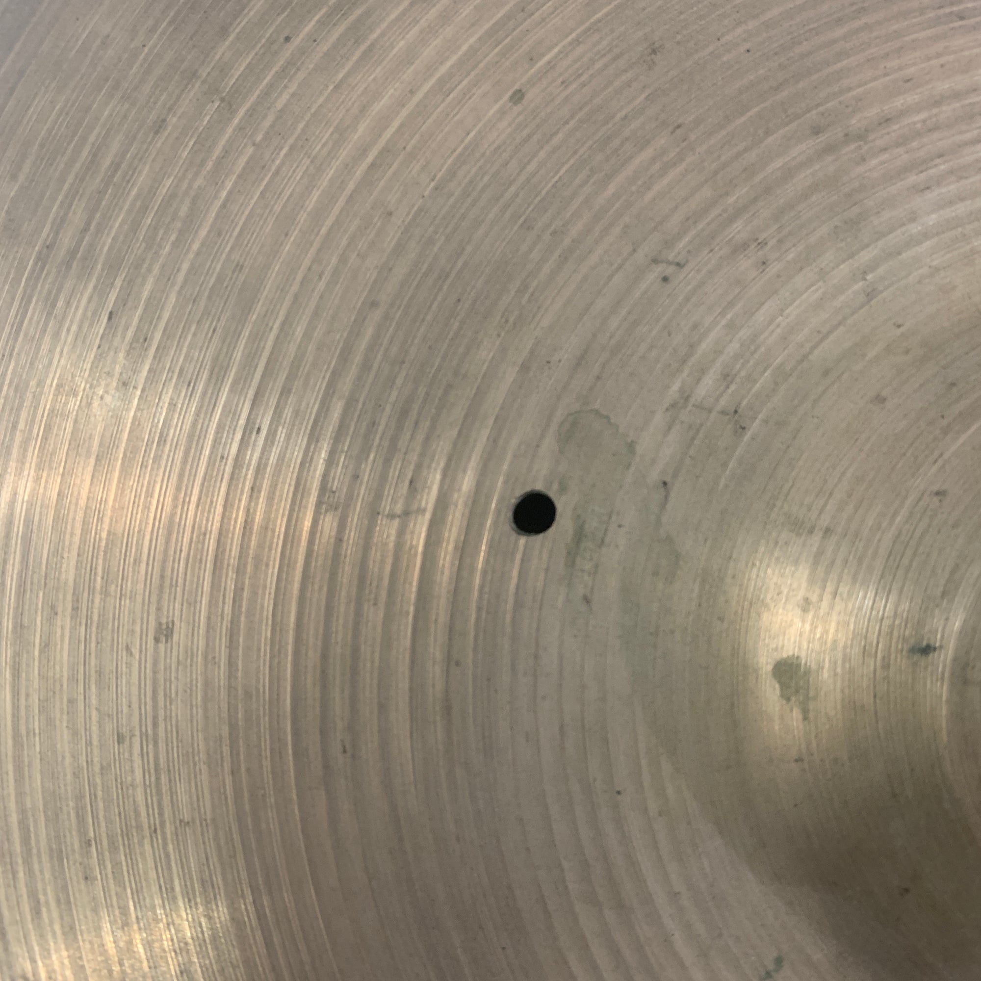 Vintage 1970s Zildjian Avedis 14 Hi Hat Top Cymbal Modified