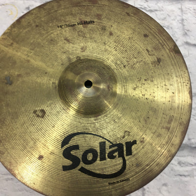 Solar 14 Hi Hat Cymbal Pair