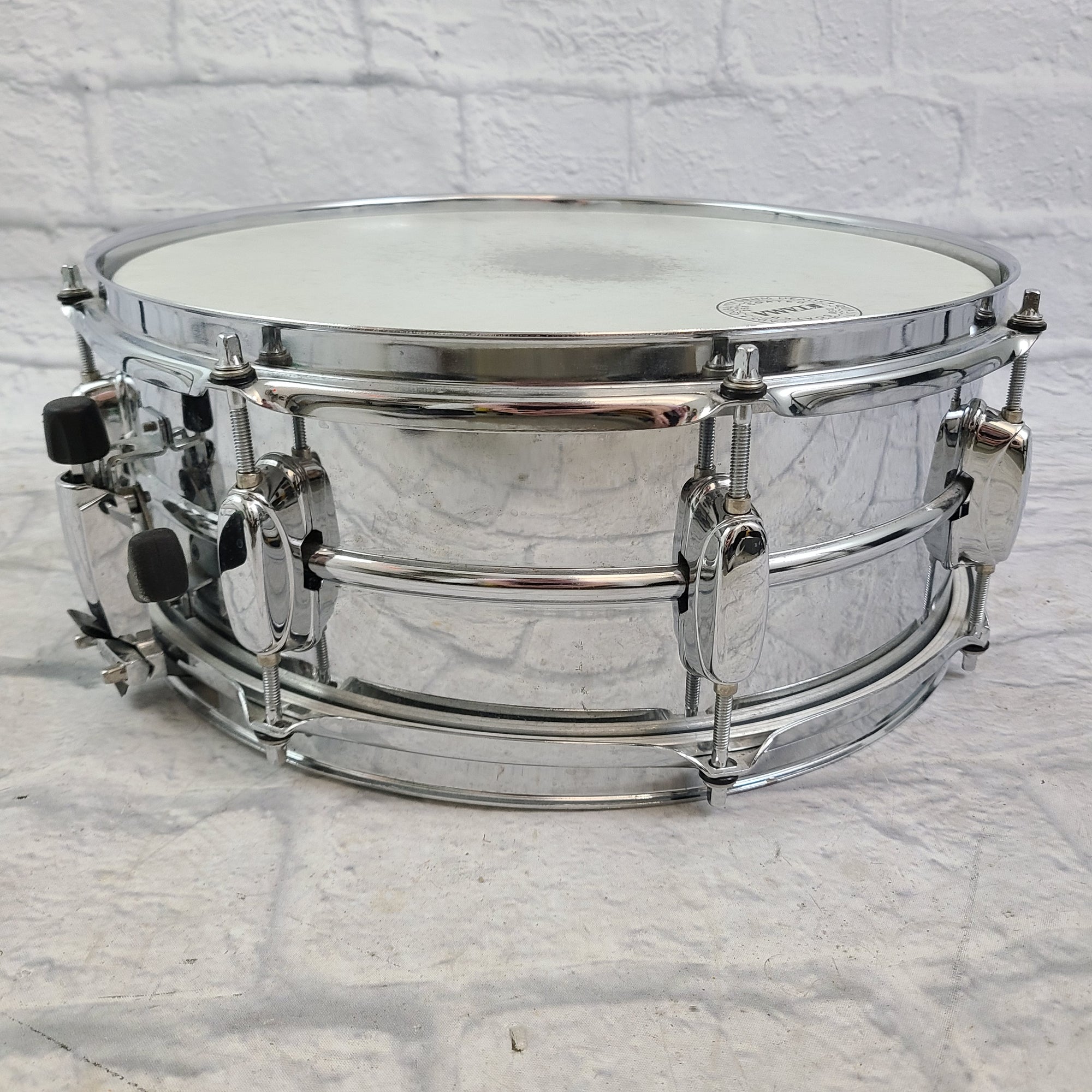 Tama Chrome Steel Snare 5X14 w/ backpack/ gig bag
