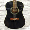 Fender DG-16E-12 Black Acoustic 12-String Guitar