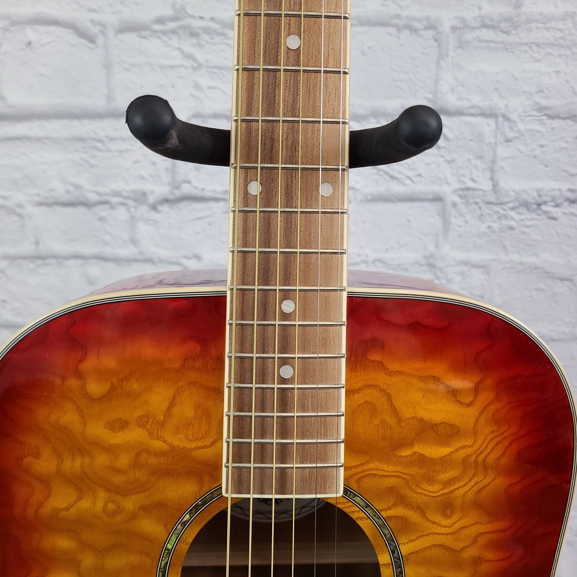 Dean AX DQA TSB Acoustic Guitar (Orange Burst)