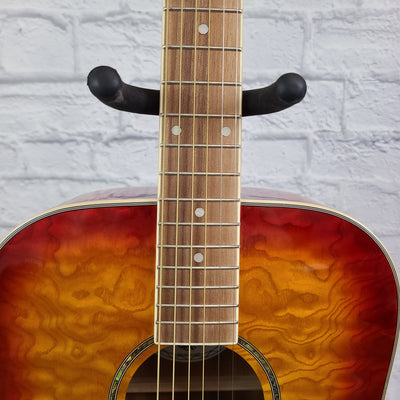 Dean AX DQA TSB Acoustic Guitar (Orange Burst)