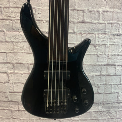 Unknown 6 String Fretless 5 String Bass Guitar