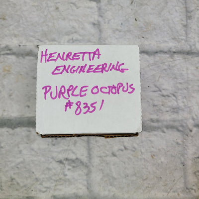 Henretta Engineering Purple Octopus Octave Up Pedal