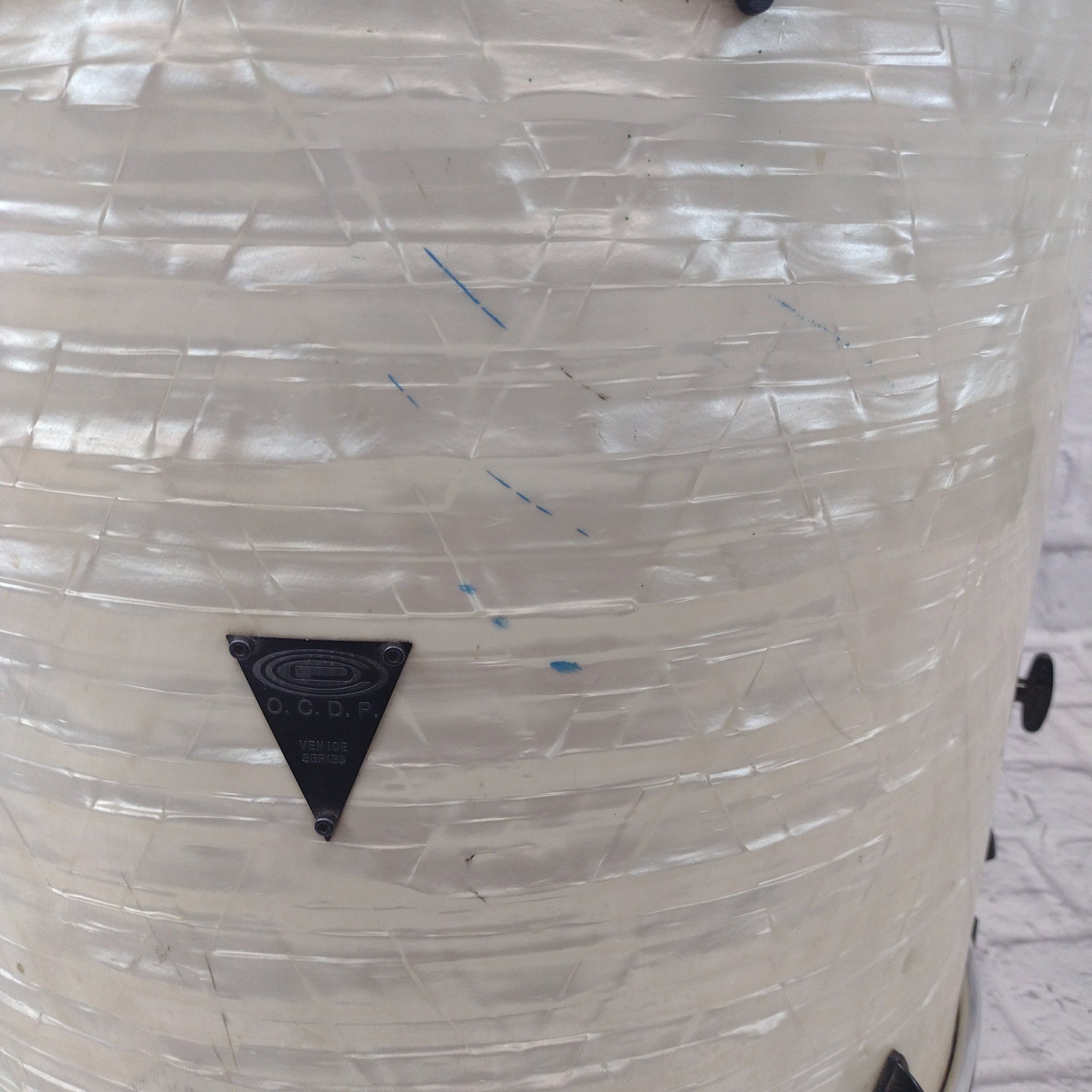 Orange County Drums & Percussion OCDP Venice 3pc Drum Kit - Pearl White