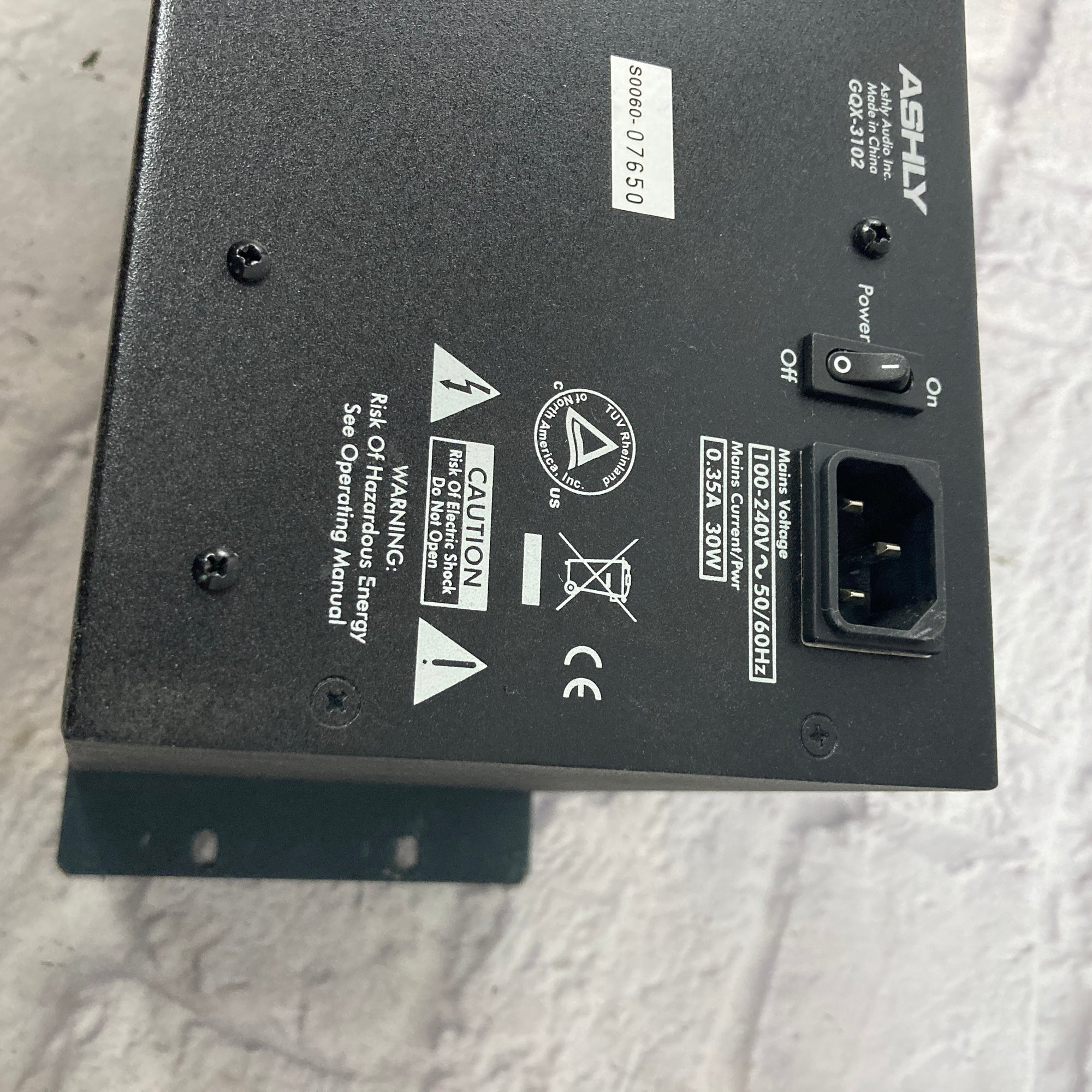 Ashly GQX-3102 Dual 31 Band Rack EQ