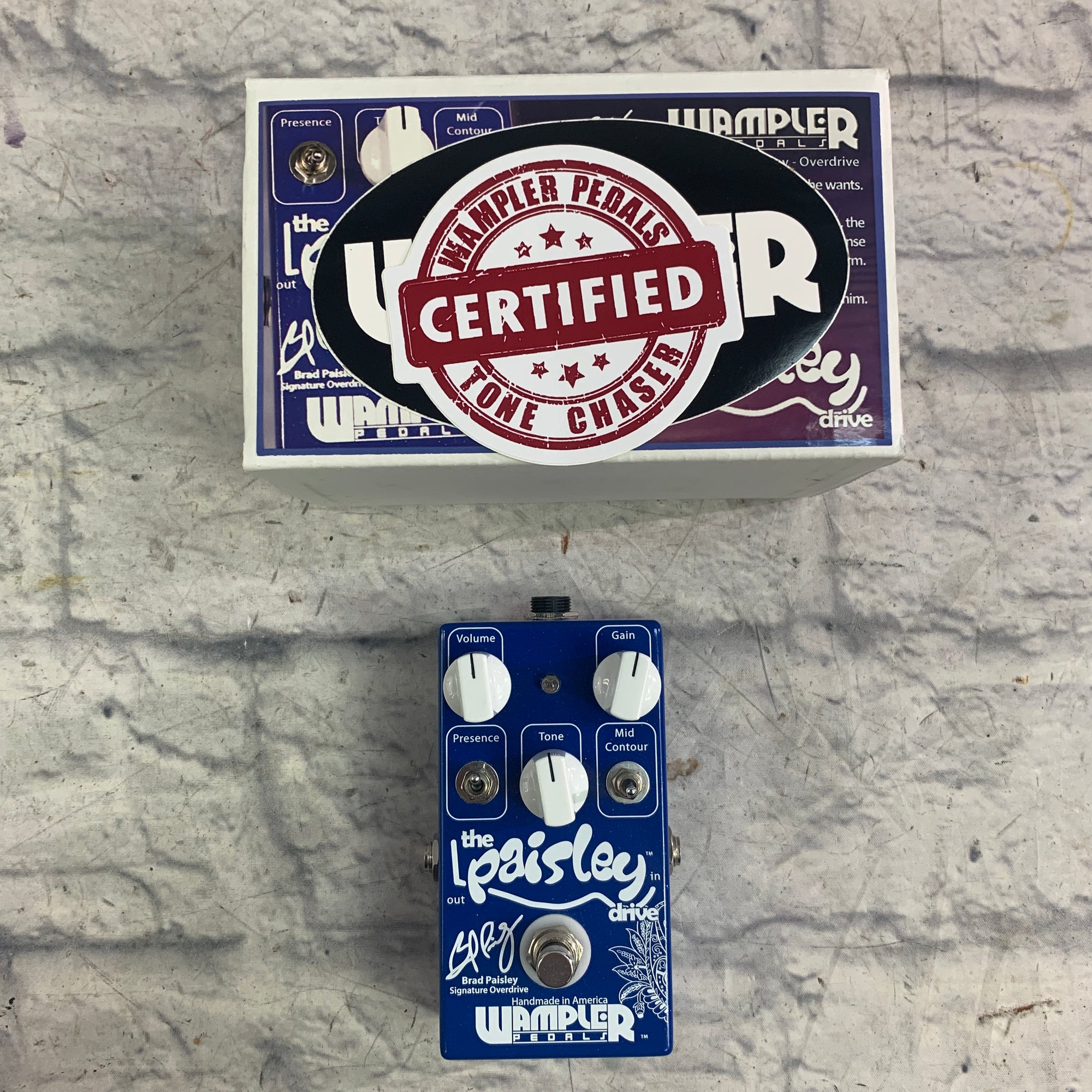 Wampler Paisley Drive V1 Overdrive pedal