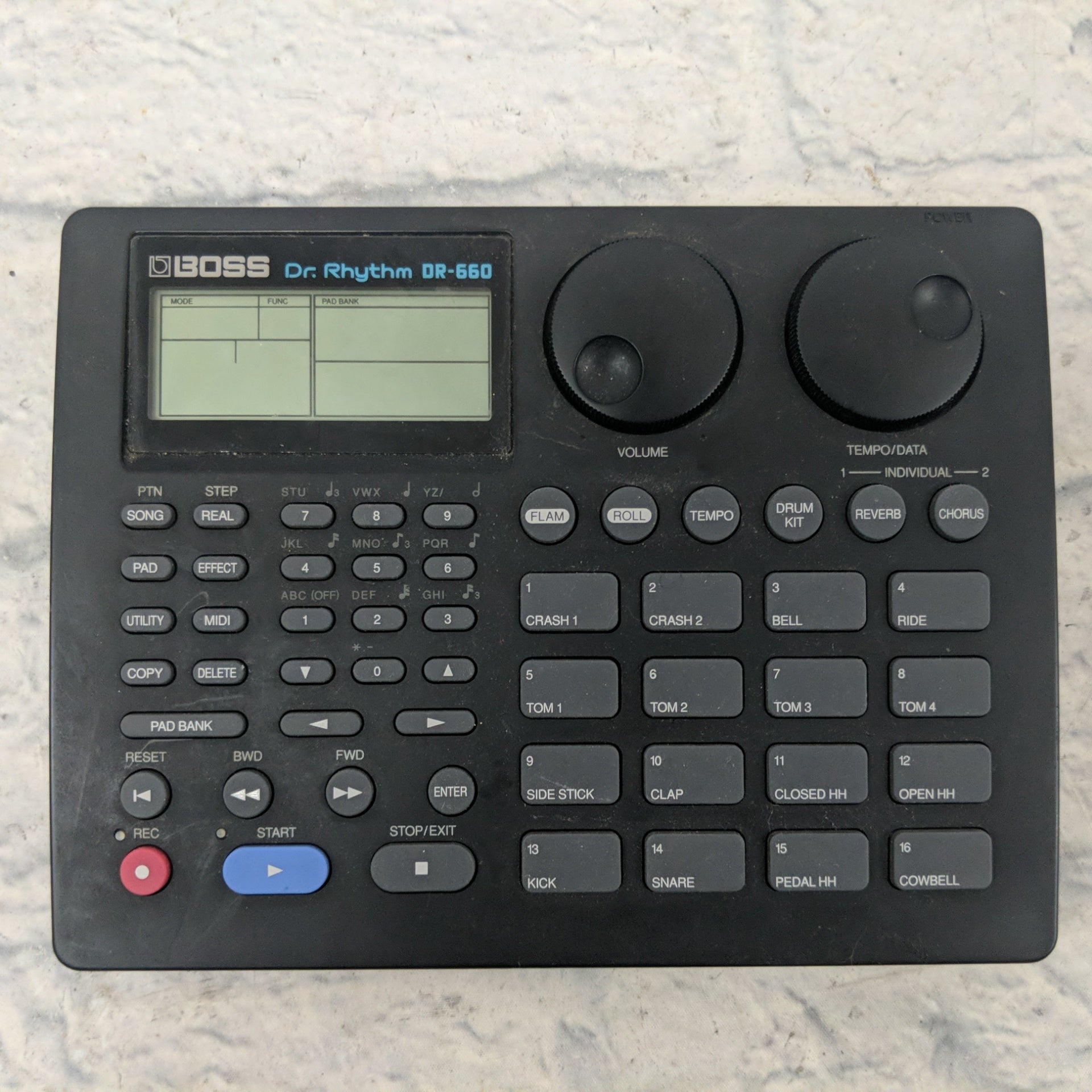 boss drum machine pedal Boss Dr Rhythm DR-660 Drum Machine with Power Supply