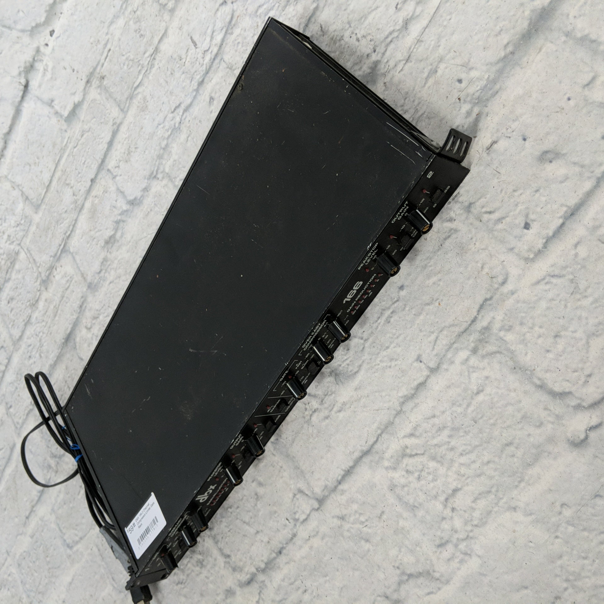 DBX 166 2 Channel Compressor Limiter Gate Rack
