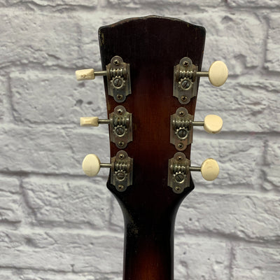 Vintage Vega D-26 Archtop Acoustic Guitar Sunburst