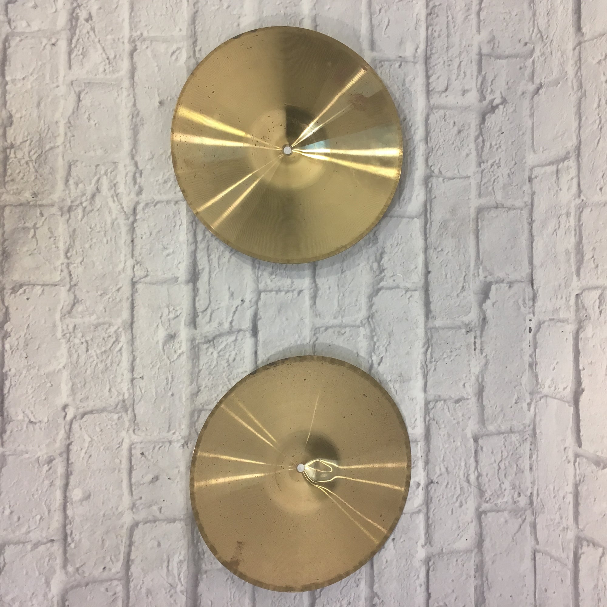 Unknown Trash 14 Inch Hi Hat Cymbal Pair