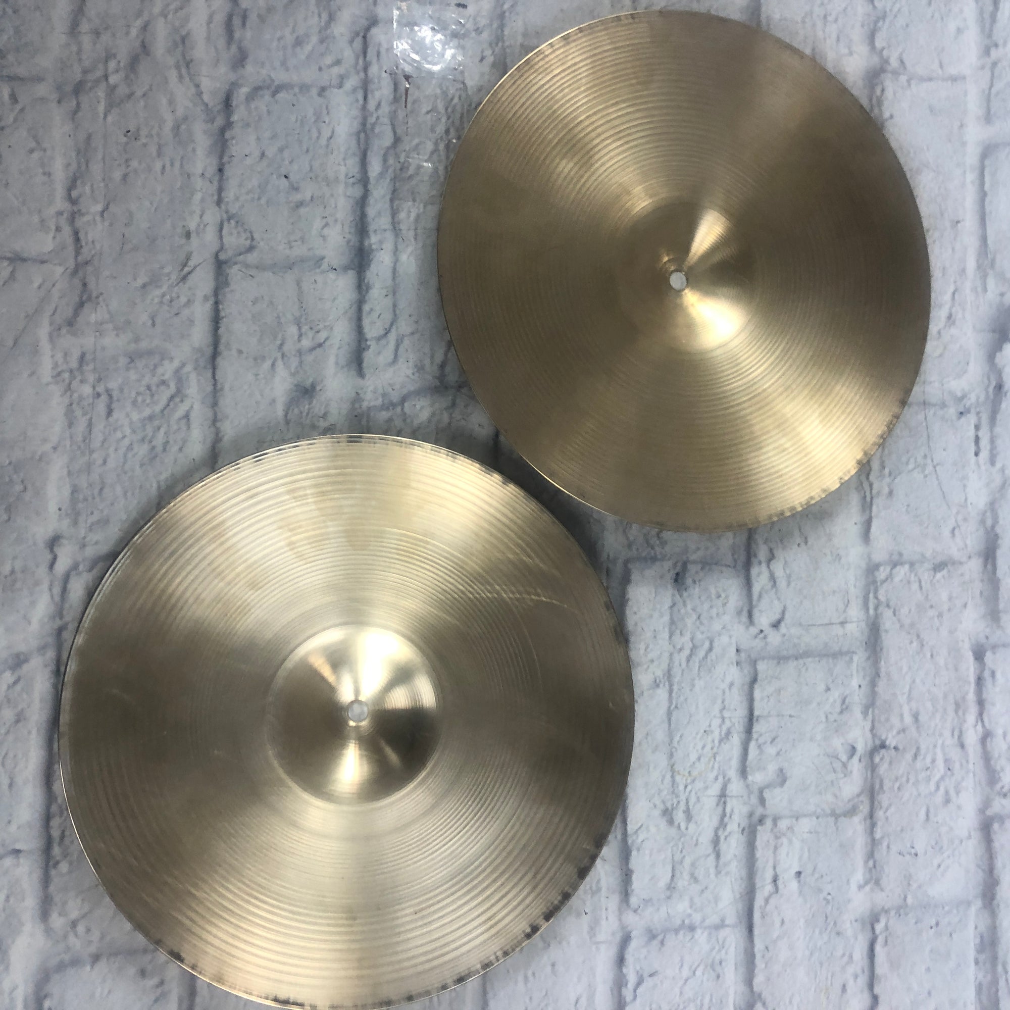 Zildjian 14 Hi Hat Cymbal Pair Unknown Series