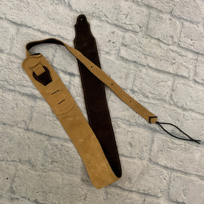 Franklin Straps 2.5" Brown Suede Leather Strap