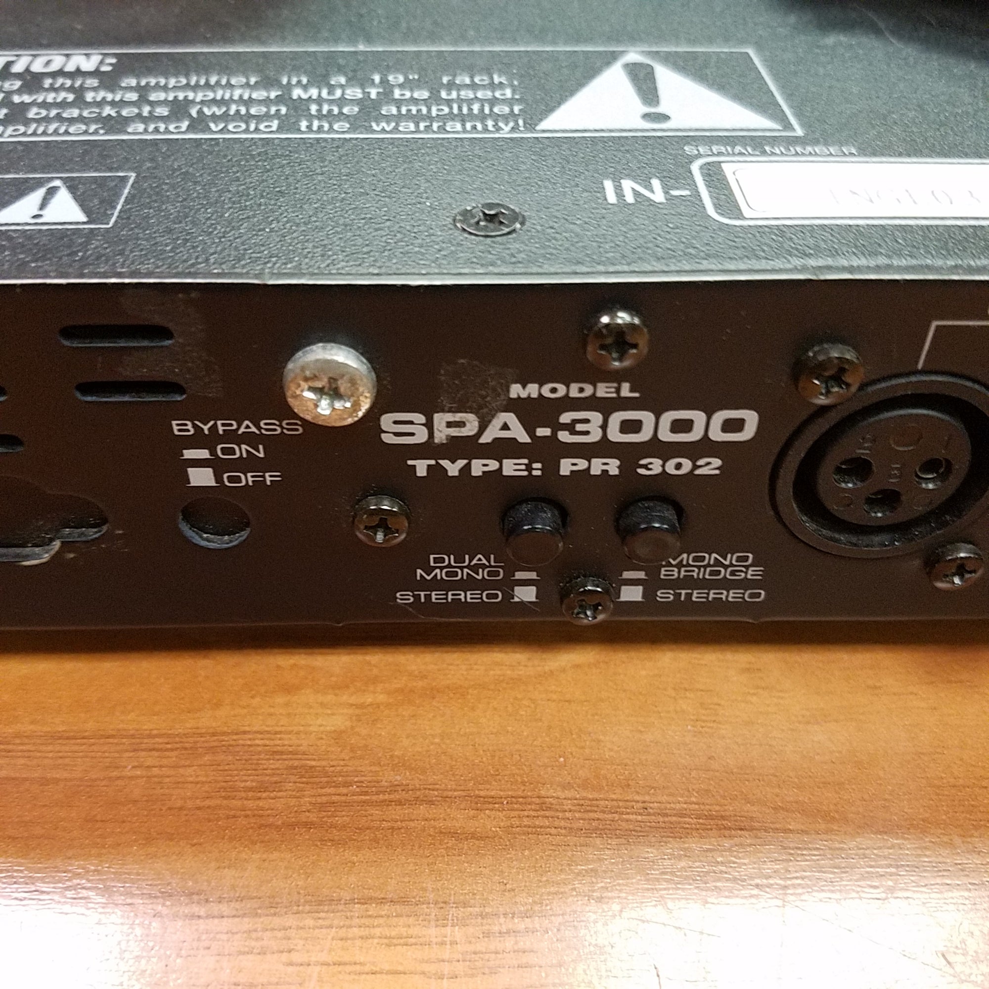 Fender SPA 3000 Power Amp