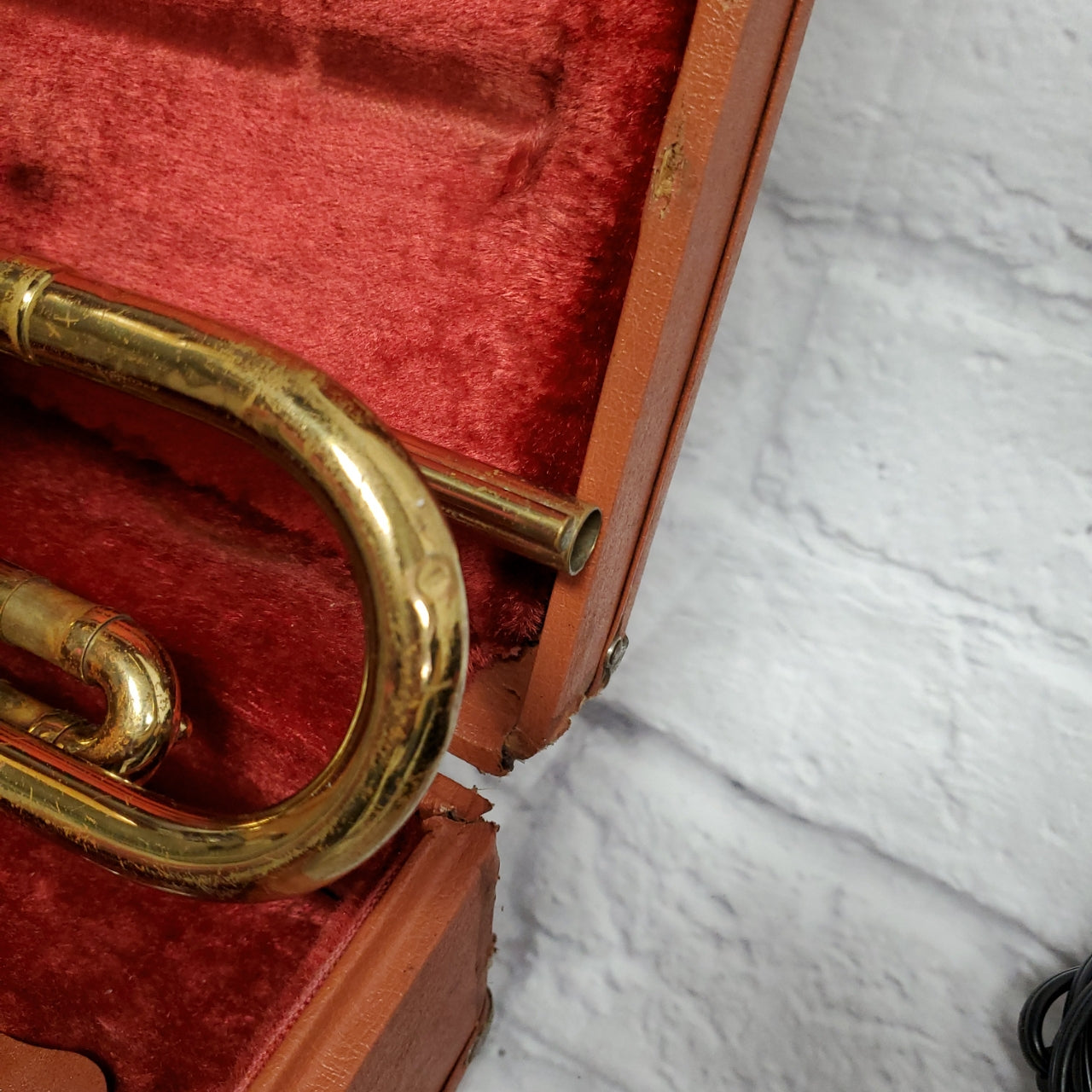 Getzen Elkhorn Trumpet with case