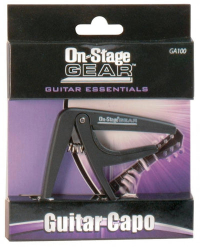 On-Stage GA100 Quick Change Guitar Capo (Black)
