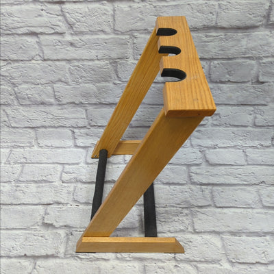 Wooden 3 Three Space Guitar Stand
