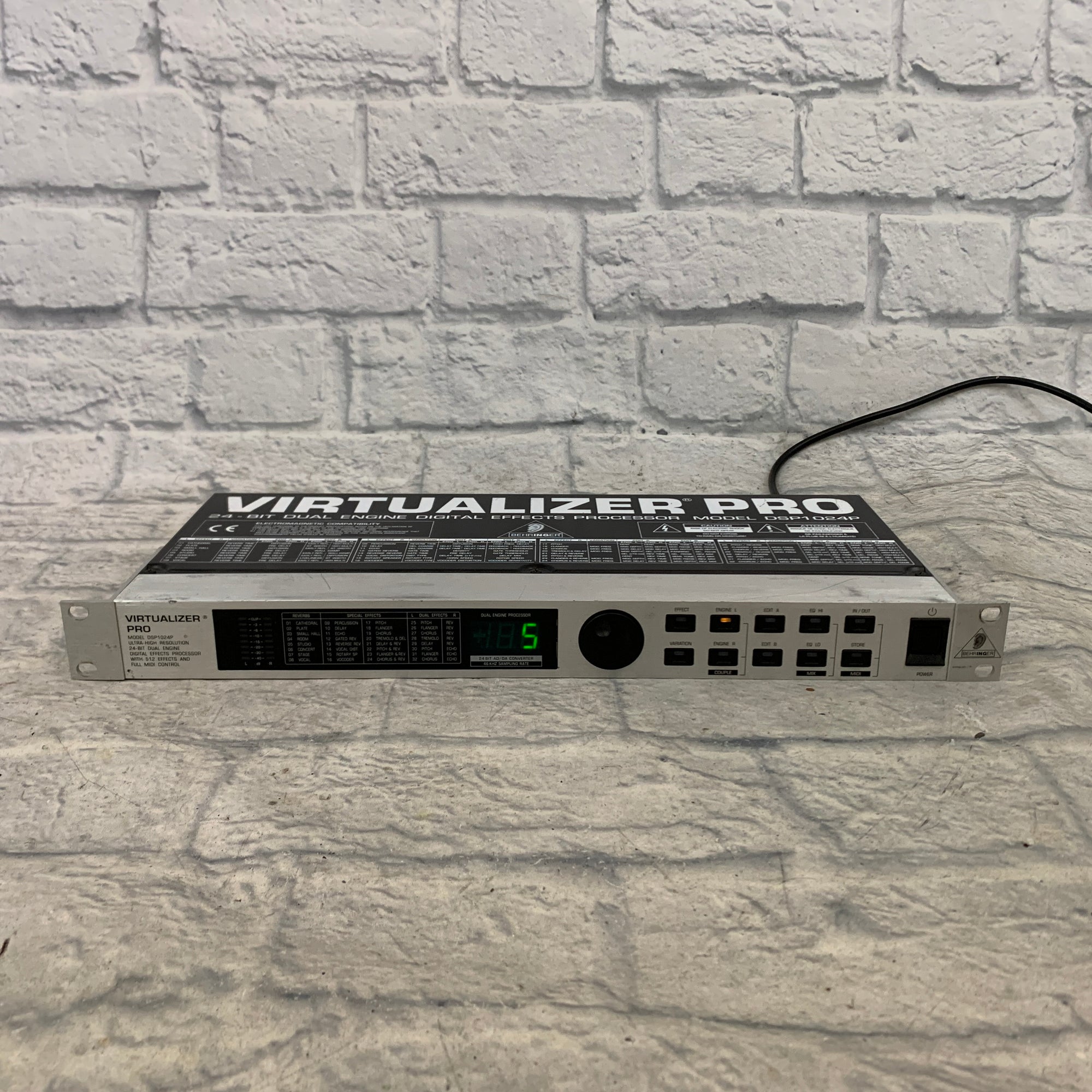 Behringer DSP1024P Virtualizer Pro Multi Effects Unit - Evolution Music