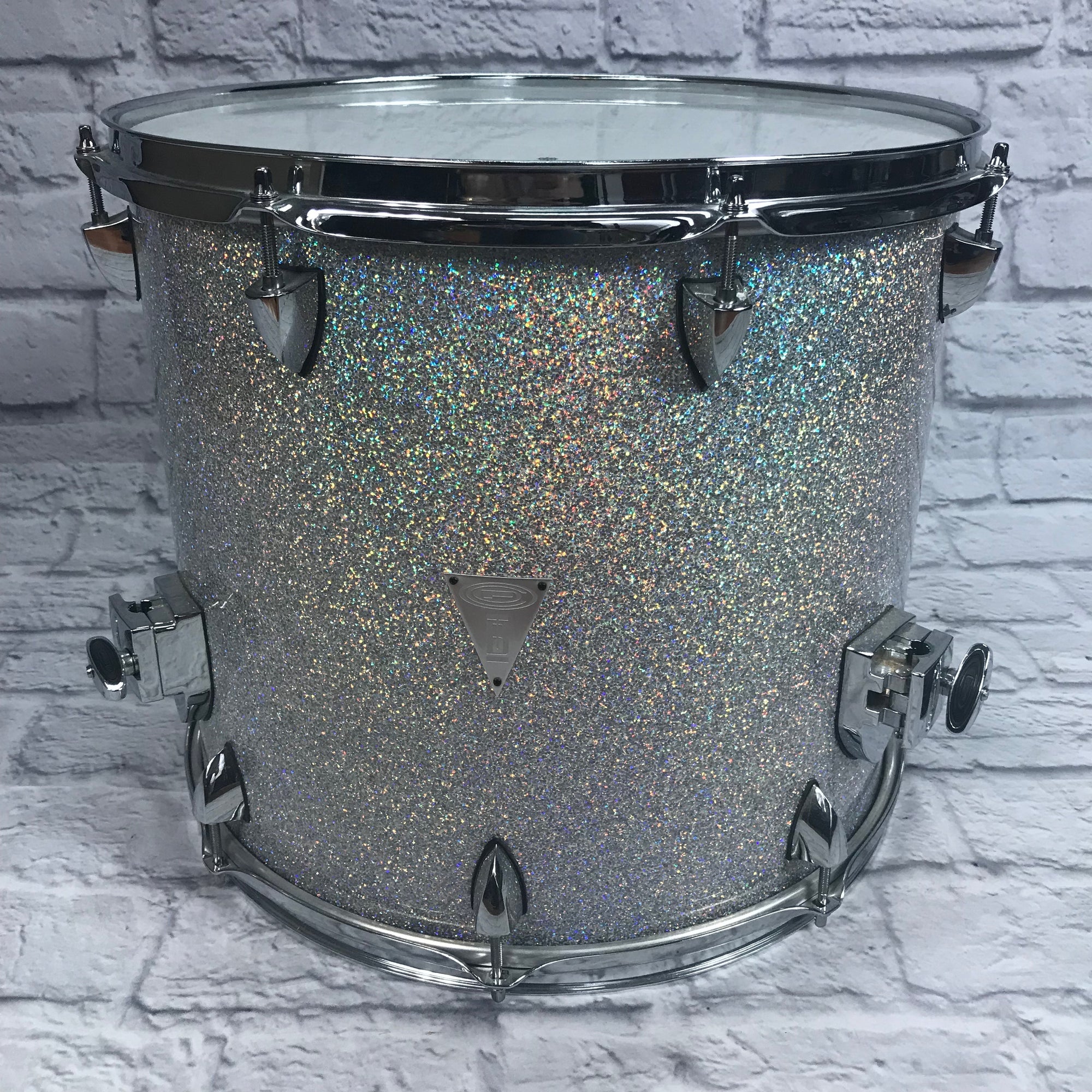 travis barker drum gear OCDP Travis Barker 5pc Drum Set Sparkle Orange County DAMAGED SHELL SO