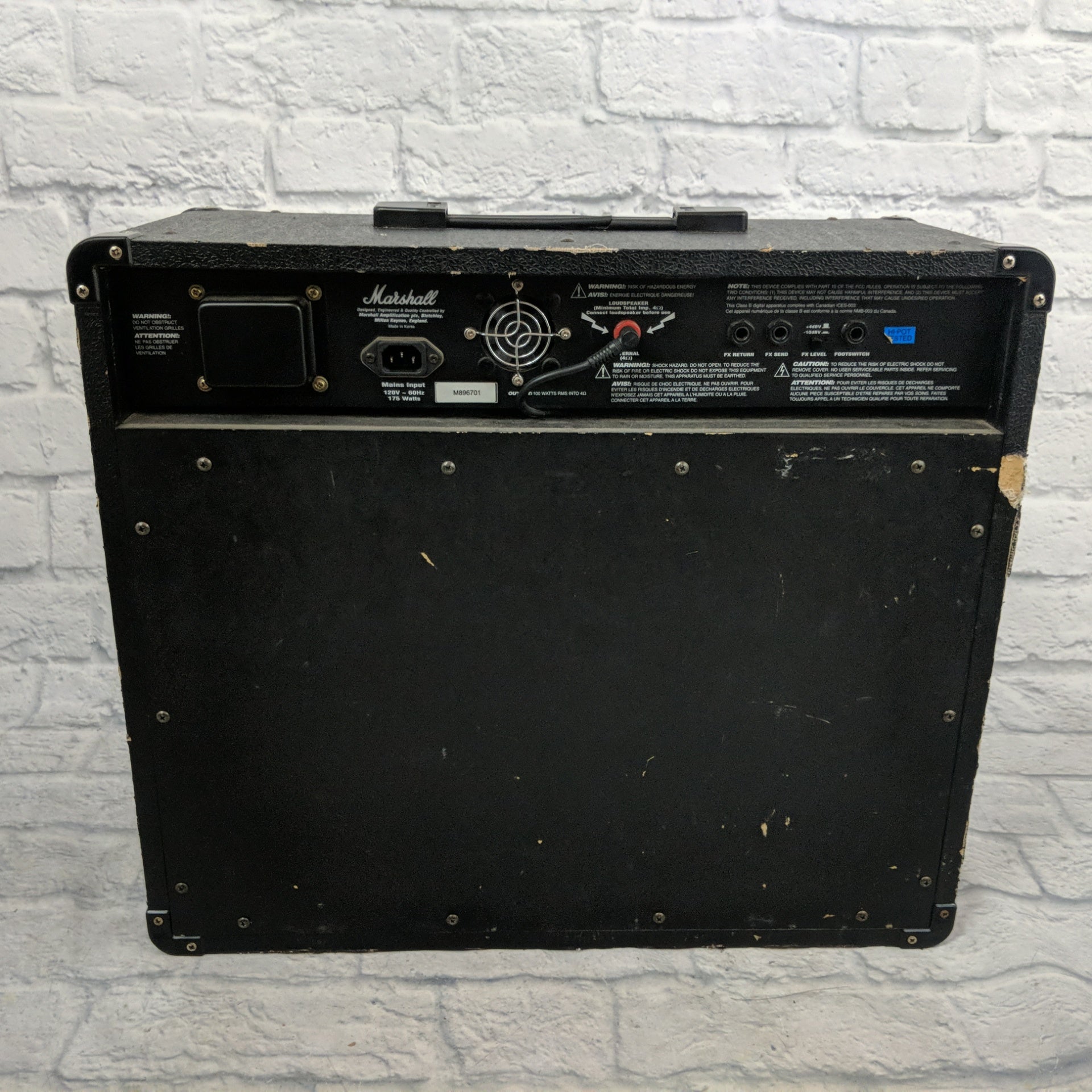 Marshall MG100 DFX Guitar Combo Amplifier