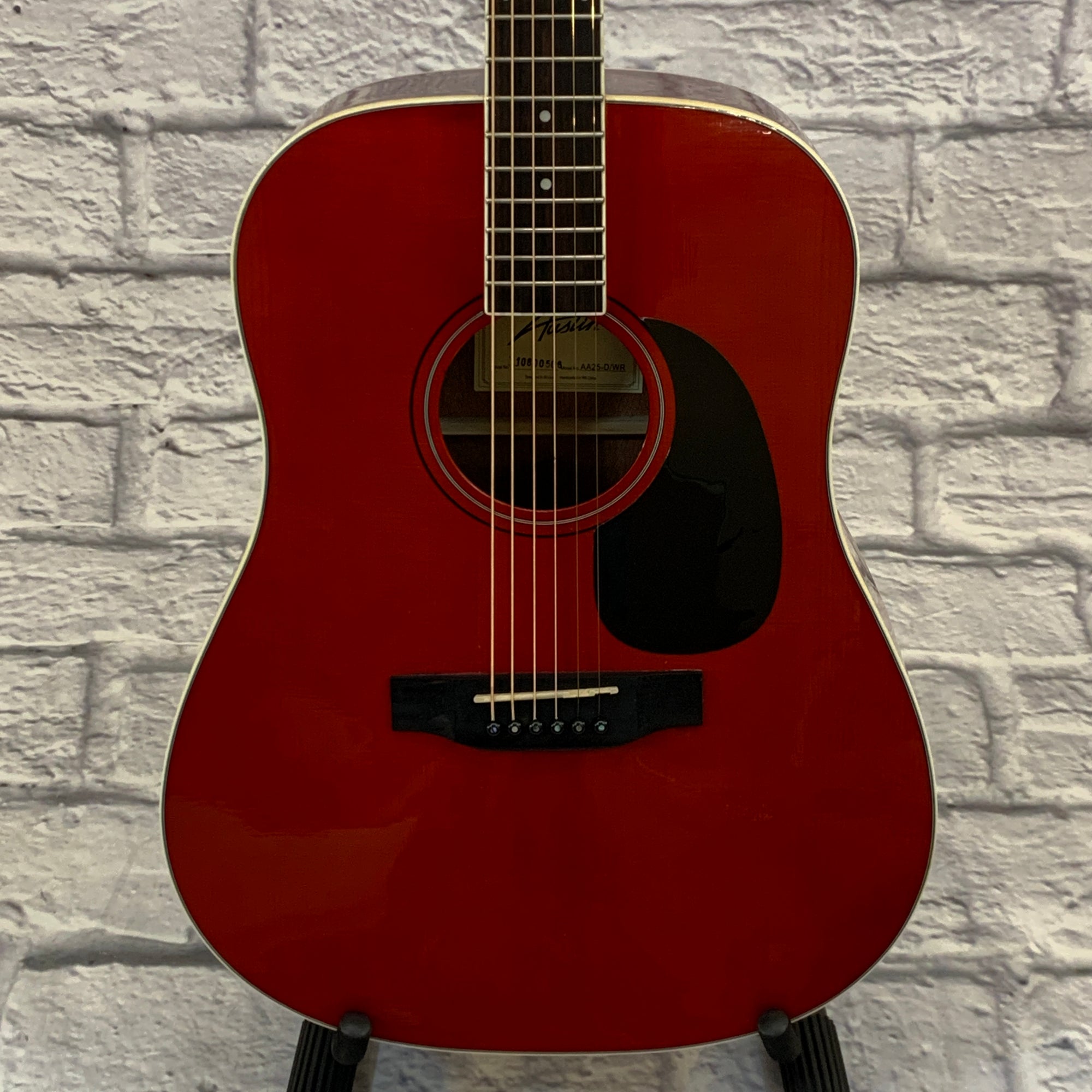 Austin AA25-D/WR Acoustic Guitar Red